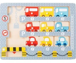 small foot Small Foot, układanka Parking dla aut - Łamigłówki - miniaturka - grafika 3