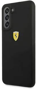 Ferrari Hardcase FESSIHCS21FBK S21 FE G990 czarny/black Silicone hurtel-91979-0 - Etui i futerały do telefonów - miniaturka - grafika 2