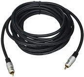 Kable - Signal Pro Pro PSG00823 przewód Phono (RCA) męski na męski, 5 m, czarny PSG00823 - miniaturka - grafika 1