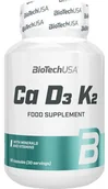 Witaminy i minerały dla sportowców - BioTech Ca D3 K2 90 capsules - miniaturka - grafika 1