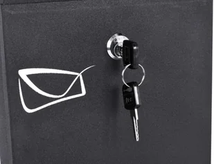 Lumarko Lumarko Skrzynka na listy ODVIN - czarna SKRZYNKA ODVIN  Goc - Skrzynki na listy - miniaturka - grafika 7