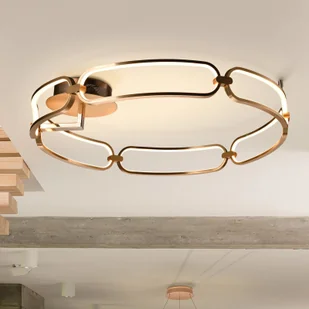 Schuller Lampa sufitowa LED Colette 6-punktowa różowe złoto - Lampy sufitowe - miniaturka - grafika 2