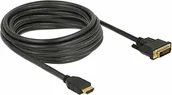 Kable - Delock kabel HDMI do DVI 24+1 dwukierunkowy 5 m - miniaturka - grafika 1