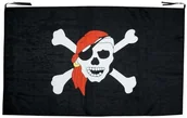 Flagi i akcesoria - Widmann Andreas 6959p  Flaga Pirat 6959P - miniaturka - grafika 1