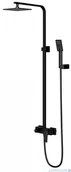 Zestawy prysznicowe - Omnires Parma zestaw natryskowy czarny PM7444BL W magazynie) - miniaturka - grafika 1
