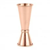 Pozostałe akcesoria barmańskie - BAREQ Miarka barmańska 0,025 - 0,05 l, japońska, miedziana | BPR-2550M BPR-2550M - miniaturka - grafika 1