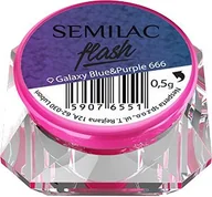 Ozdoby do paznokci - Semilac Semiflash - Efekt Galaxy Blue&Purple 666 59076551 - miniaturka - grafika 1