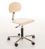 Fotele i krzesła biurowe - Intarseating Krzesło obrotowe LOGIKA WOOD KH-LOGIKA - miniaturka - grafika 1