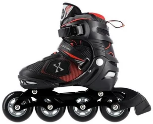 Nils Extreme NA9080 CZARNO/CZERWONE ROZM M (35-38) ŁYŻWOROLKI EXTREME - Rolki - miniaturka - grafika 13