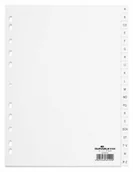 Przekładki do segregatorów - DURABLE Przekładki do segregatora A-Z A4 20 stron białe 6168-02 - miniaturka - grafika 1