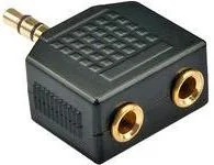 Lindy 35625 Przejściówka 2x 3,5mm mały jack gniazdo) 3,5mm mały jack wtyk) LY-35625 - Złącza, przejściówki, adaptery - miniaturka - grafika 2