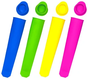 Orion Foremki Do Lodów Silikonowe Teta Tuby Wielokolorowe 4 Szt - Akcesoria gastronomiczne - miniaturka - grafika 2