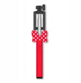 Selfie stick - Kijek Selfie bezprzewodowy Minnie 002 Czerwony - miniaturka - grafika 1