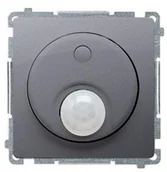 Wyłączniki światła i elektryczne - Kontakt Kontakt_Simon Łącznik z czujnikiem ruchu z przekaźnikiem (moduł) 8(2) A. 230V. Wymagana instalacja 3-przewodowa srebrny mat BMCR10P.01/43 - miniaturka - grafika 1
