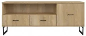 Szafki RTV - Dębowy stolik RTV P5-E02 - miniaturka - grafika 1