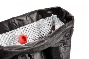 Lekue To Go Limited 1 L Czarny Lunch Box Dwukomorowy Plastikowy Ze Sztućcami I Torbą Termiczną - Lunch boxy - miniaturka - grafika 9