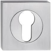 Klamki - Metal-bud Rozeta kwadrat wkładka nikiel szczotkowany - miniaturka - grafika 1