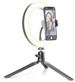 Światło CellularLine Selfie Ring s LED osvětlením pro selfie fotky a videa SELFIERINGK) Czarne - Selfie stick Światło CellularLine Selfie Ring s LED osvětlením pro selfie fotky a videa SELFIERINGK) Czarne - Selfie stick - miniaturka - grafika 1
