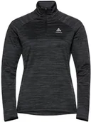 Bluzy sportowe damskie - Odlo Run Easy Warm Midlayer 1/2 Zip Women, czarny S 2021 Zimowe koszulki do biegania 313261-60008-S - miniaturka - grafika 1