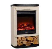 Kominki elektryczne - Klarstein Klarstein Carinthia, kominek elektryczny, 1800 W, timer tygodniowy, pilot zdalnego sterowania FP6-Carinthia - miniaturka - grafika 1