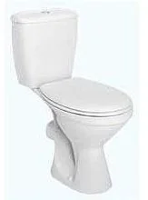 Geberit NOVA PRO Miska ustępowa kompaktowa owalna, lejowa, odpływ poziomy, Rimfree - Miski WC - miniaturka - grafika 3