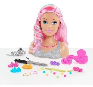 Just Play Just Play Barbie Dreamtopia Tęczowa głowa do stylizacji i czesania 62625 - Zabawy w naśladowanie dorosłych - miniaturka - grafika 5