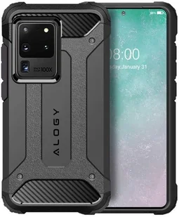 Alogy Etui Hard Armor do Samsung Galaxy S20 Ultra szare 7925X23 - Etui i futerały do telefonów - miniaturka - grafika 2