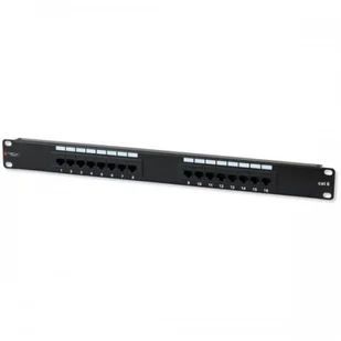 Techly Techly Patch panel 19 1U UTP 16 portów RJ45 Cat6 T568A/B czarny 022885 - Szafy rack - miniaturka - grafika 2