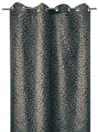 Zasłony - BelAir Druk BEL Air żakardowe zasłona z oczkami baies, kwiaty, obrębiony, szary, 140x250 cm  0400045  0004 0400045-0004 - miniaturka - grafika 1