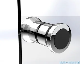 Radaway Eos PDD II kabina półokrągła 80x90 przejrzyste 13799470-01L/13799471-01R - Kabiny prysznicowe - miniaturka - grafika 7