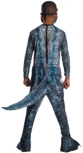 Rubies Kostium Dinozaur Velociraptor Niebieski R641180L - Stroje karnawałowe - miniaturka - grafika 2