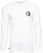 Koszulki męskie - Vans t-shirt OFF THE WALL SLANTED CHECKER LS White - miniaturka - grafika 1