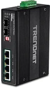 Switche - TRENDnet Trendnet TI-upg62 6-Port Gigabit Switch Ultra PoE DIN-Rail Industrial TI-UPG62 - miniaturka - grafika 1