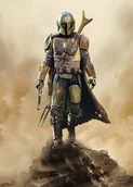 Fototapety - Komar Fototapeta Star Wars The Mandalorian The Hunter DX4-086 DX4-086 - miniaturka - grafika 1