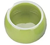 Akcesoria dla gryzoni - Nobby Keramik pojemnik na pokarm, 125 ml, zielony - miniaturka - grafika 1