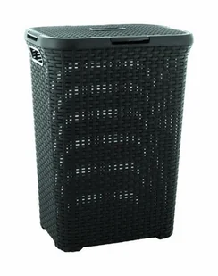 Curver Kosz na pranie Style, ciemnobrązowy, 60 l (CUR-189206) - Kosze na bieliznę - miniaturka - grafika 3