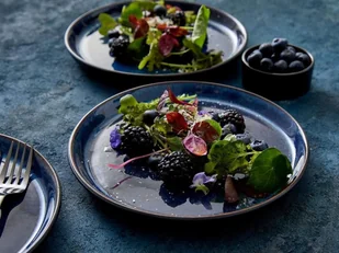 Bitz Bitz GASTRO Talerz Obiadowy 27 cm 6 Szt. Czarny - Środek Granatowy 821253 - Talerze - miniaturka - grafika 2