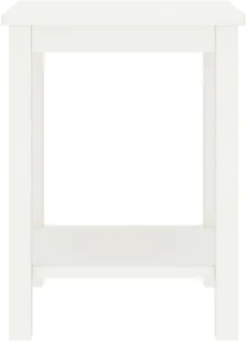 vidaXL Lumarko Szafka nocna, biała, 35x30x47 cm, drewno sosnowe 322210 - Szafki nocne - miniaturka - grafika 2