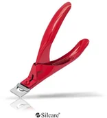 Sztuczne paznokcie i akcesoria - SILCARE Gilotyna do Tipsów Czerwona - miniaturka - grafika 1
