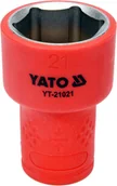 Klucze i nasadki - Yato NASADKA IZOLOWANA 21MM 3/8"""" 6-KĄT VDE YT-21021 YT-21021 - miniaturka - grafika 1