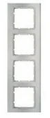 Inne akcesoria elektryczne - Berker B3 alu-biały ramka 4 B_10143904 - miniaturka - grafika 1