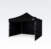 Pawilony ogrodowe - BRIMO Namiot Handlowy 3x3m - plus 3 ściany - Czarny - miniaturka - grafika 1