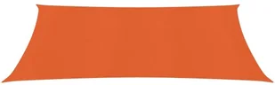 vidaXL Żagiel przeciwsłoneczny, 160 g/m, pomarańczowy, 3,5x5 m, HDPE vidaXL - Parasole ogrodowe - miniaturka - grafika 4