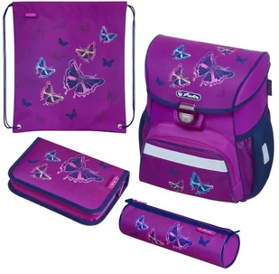 HERLITZ Tornister Loop plus Glitter Butterfly - Plecaki - miniaturka - grafika 2
