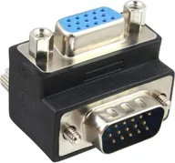 Akcesoria do tabletów i e-booków - InLine Adapter AV VGA Adapter 90stopni 15 Pin męski żeński 37248I 37248I - miniaturka - grafika 1