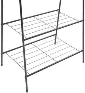 vidaXL Wieszak na ubrania, 59 x 35 x 150 cm, czarny - Wieszaki i stojaki - miniaturka - grafika 4