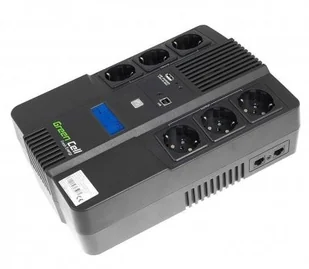 UPS Green Cell Zasilacz awaryjny UPS Green Cell AiO z wyświetlaczem LCD 600VA UPS06 - Zasilacze awaryjne UPS - miniaturka - grafika 2