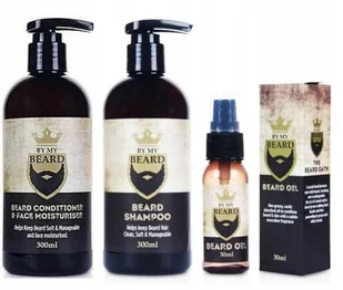 BY MY BEARD BY MY BEARD ZESTAW DO PIELĘGNACJI BRODY SZAMPON 300ML+ ODŻYWKA 300ML + OLEJEK 30ML - Kosmetyki i akcesoria do pielęgnacji brody BY MY BEARD BY MY BEARD ZESTAW DO PIELĘGNACJI BRODY SZAMPON 300ML+ ODŻYWKA 300ML + OLEJEK 30ML - Kosmetyki i akcesoria do pielęgnacji brody - miniaturka - grafika 1