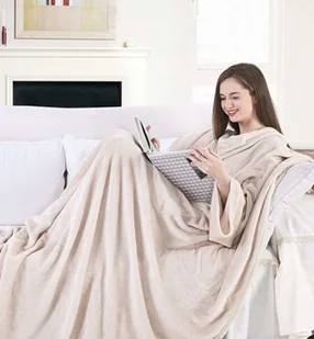 DecoKing DecoKing - Koc Lazy - Ecru 170x200 cm - Koce - miniaturka - grafika 2