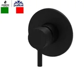 Baterie podtynkowe - Paffoni Bateria podtynkowa 1-drożna 11,6 cm, czarny mat Light LIG010NO - miniaturka - grafika 1